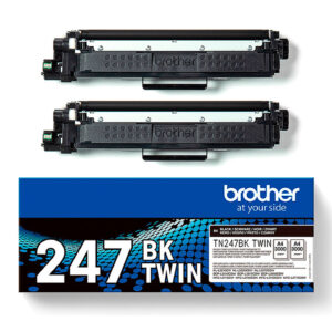 BROTHER TN-247BK TWIN - TN247BKTW